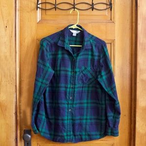 Plaid long sleeve